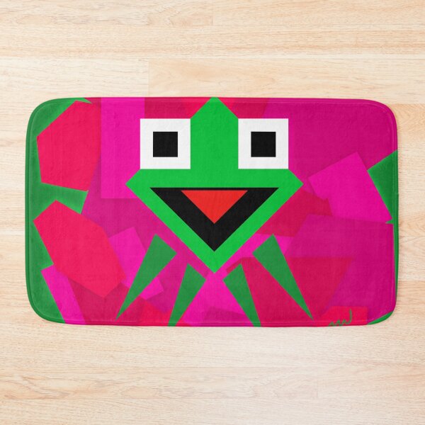 Item preview, Geometric Kermit (version 3/3 - pink background) designed and sold by Jessiwins19.