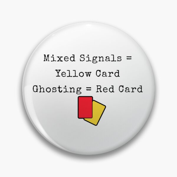 Item preview, Dating Fouls — Mixed Signals & Ghosting Card Design designed and sold by Pitch Please .