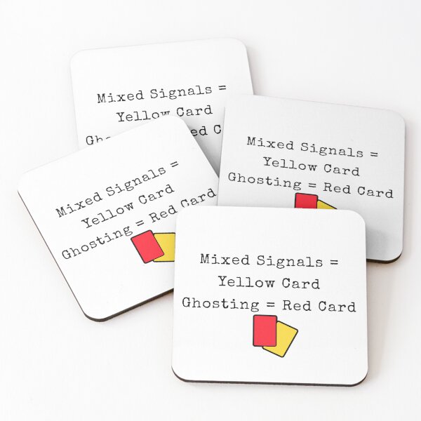 Item preview, Dating Fouls — Mixed Signals & Ghosting Card Design designed and sold by Pitch Please .