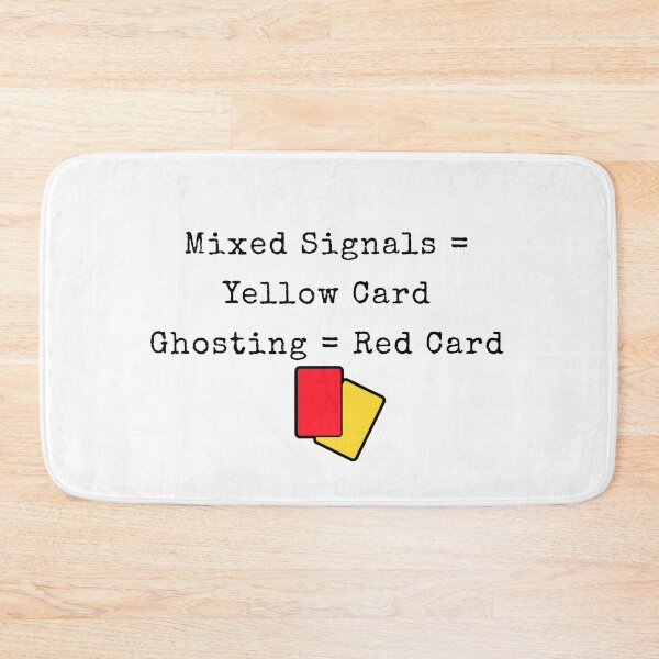 Item preview, Dating Fouls — Mixed Signals & Ghosting Card Design designed and sold by Pitch Please .