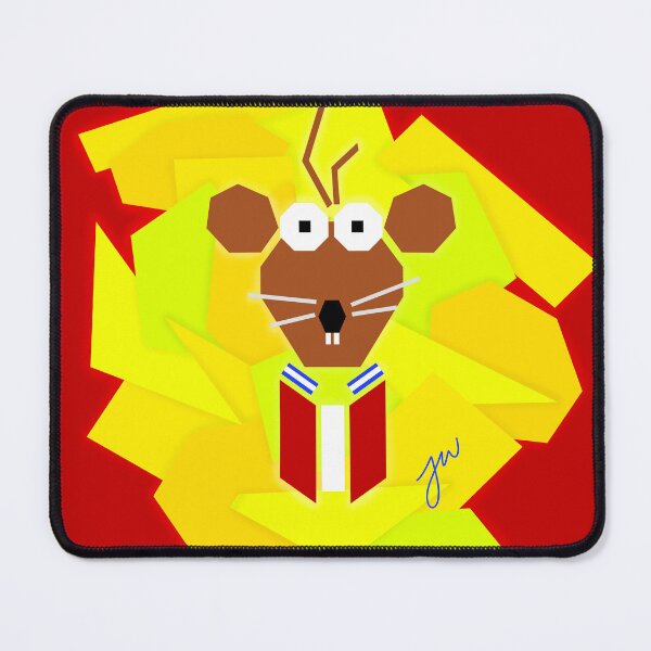 Item preview, Geometric Rizzo the Rat (version 1/2 - full background) designed and sold by Jessiwins19.