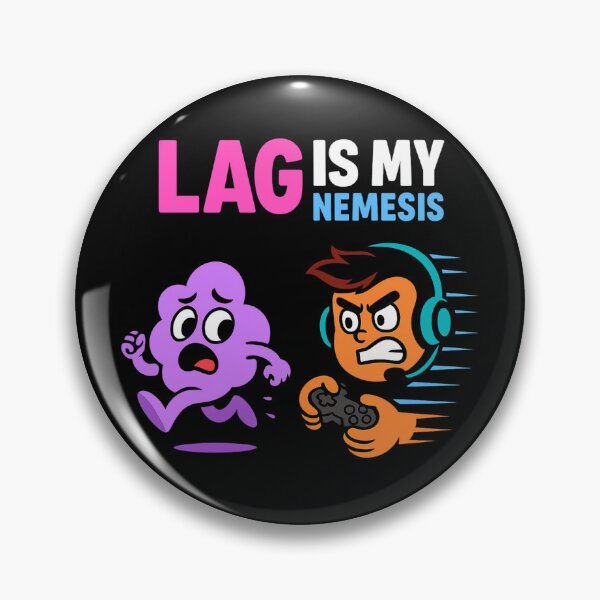 Item preview, Lag Is My Nemesis - Funny Gamer Rage Art designed and sold by IQTribe.