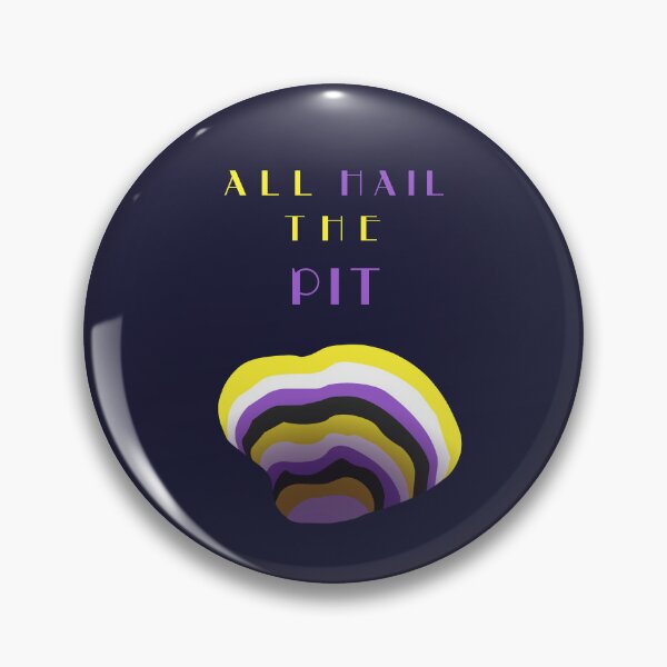 Item preview, All Hail The Pit Nonbinary Pride designed and sold by HiNayPod.