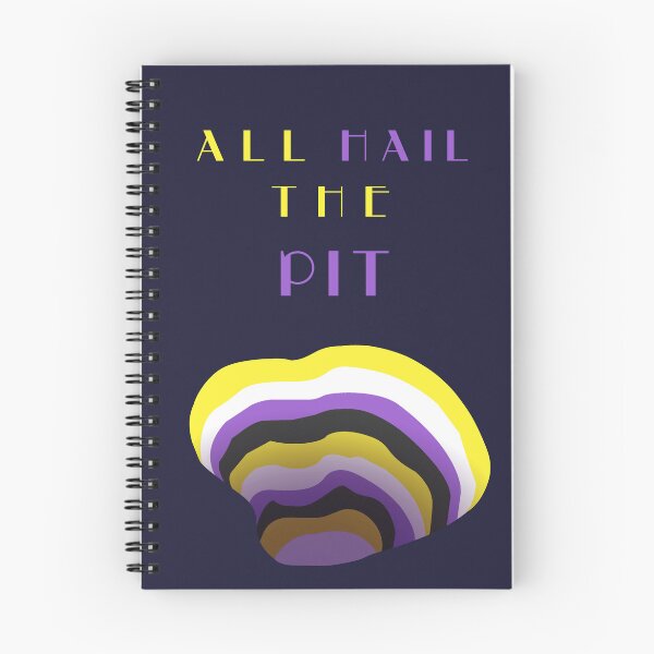 Item preview, All Hail The Pit Nonbinary Pride designed and sold by HiNayPod.