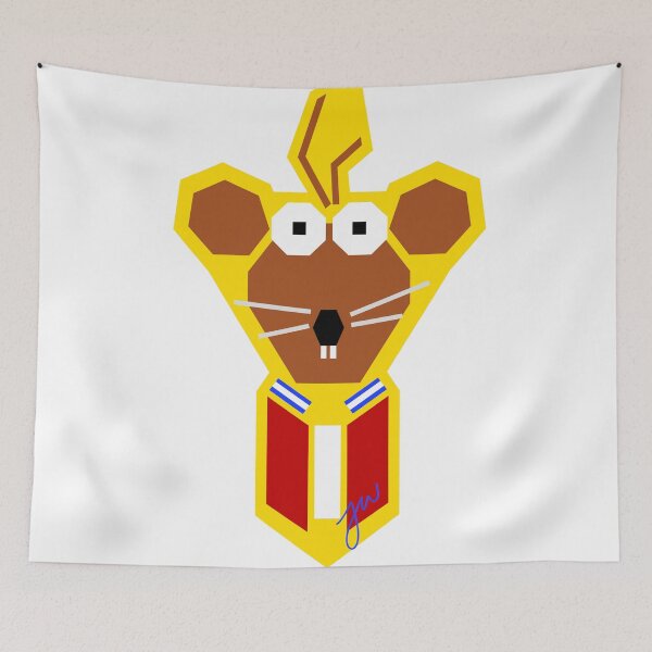 Item preview, Geometric Rizzo the Rat (version 2/2 - no background) designed and sold by Jessiwins19.