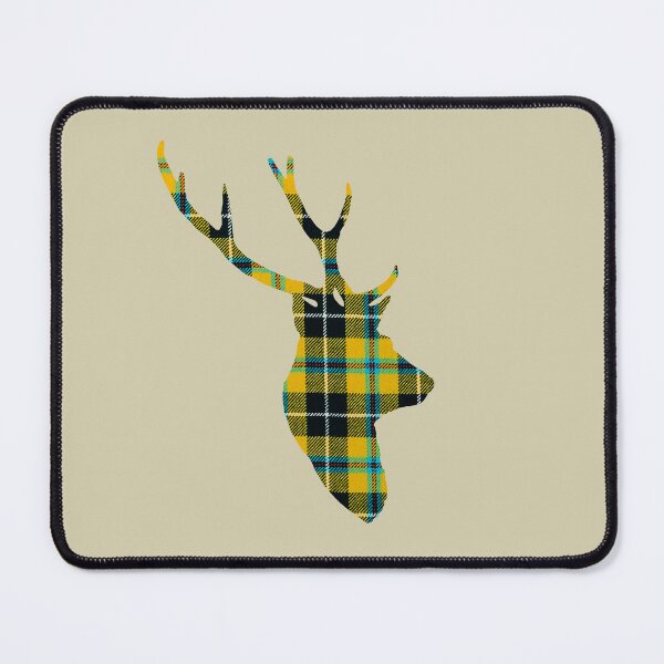 Item preview, Stag in Cornish Tartan designed and sold by Murph's Images.