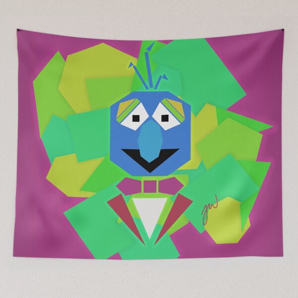Item preview, Geometric Gonzo (version 1/2 - full background) designed and sold by Jessiwins19.