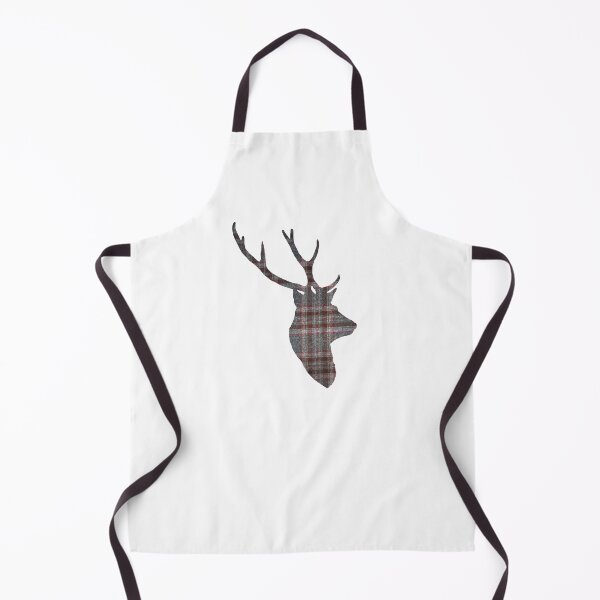 Item preview, Stag in Red and Grey Tartan designed and sold by Murph's Images.