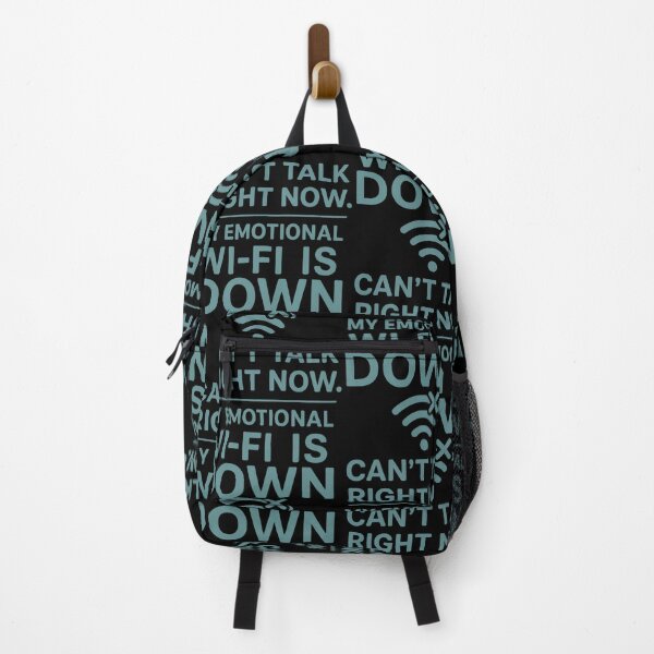 Item preview, Funny Emotional Wi-Fi Quote – Mental Health Humor T-Shirt Design designed and sold by TeeTimeTreasure.