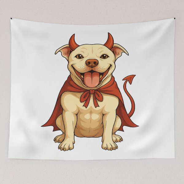 Item preview, Happy Little Devil Dog designed and sold by Moshop08.