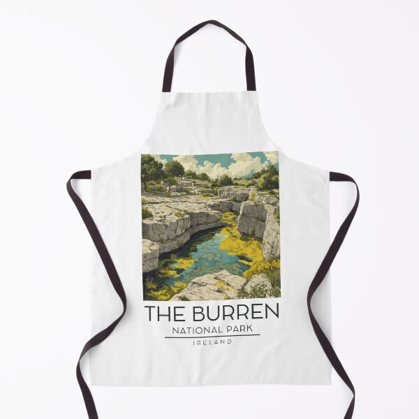 Item preview, A Vintage Illustration of The Burren National Park - Ireland designed and sold by GoodOldVintage.