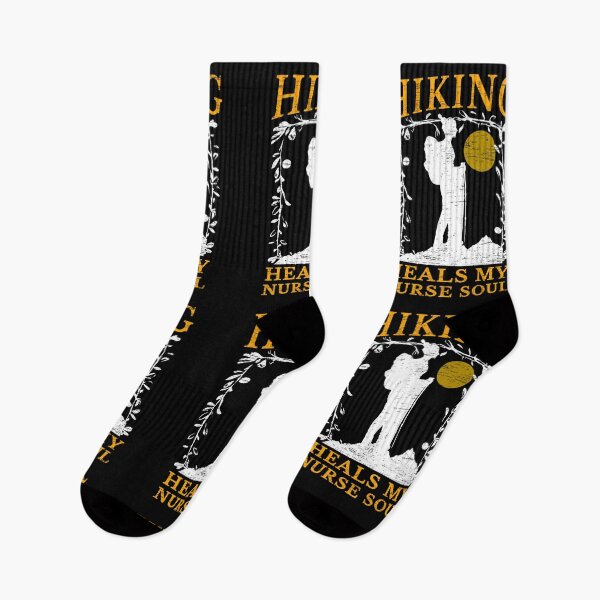 Item preview, Hiking Heals My Nurse Soul Funny Hiking Nurse Gift designed and sold by Dmetalx Art Apparel.