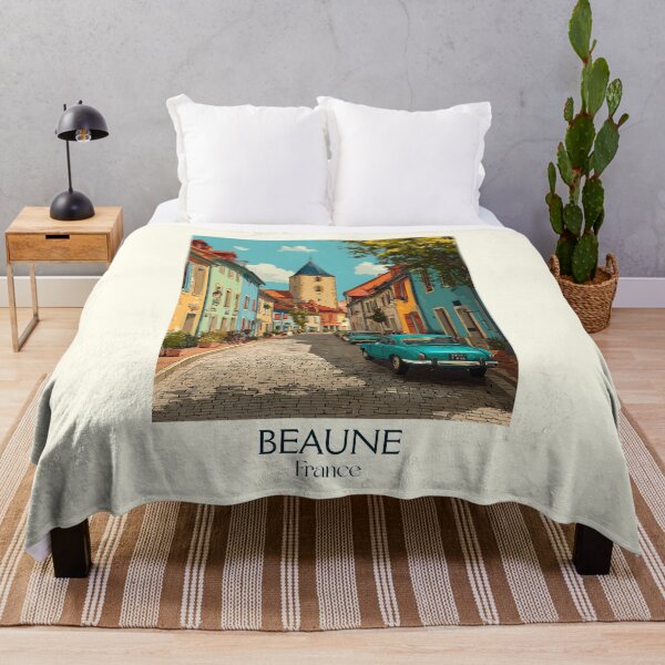 Item preview, Beaune France Travel Poster – Burgundy Wine Town Vintage Print designed and sold by TuncGK.