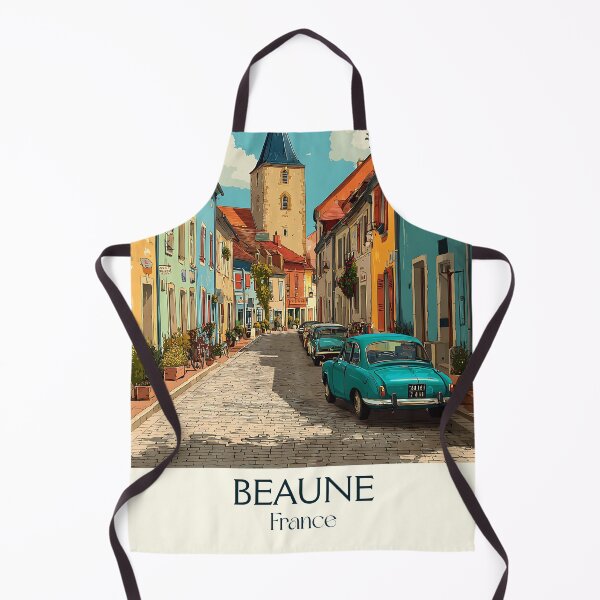 Artikelvorschau, Beaune, Frankreich Reiseposter – Burgunder Weinstadt Vintage Druck entworfen und verkauft von TuncGK.