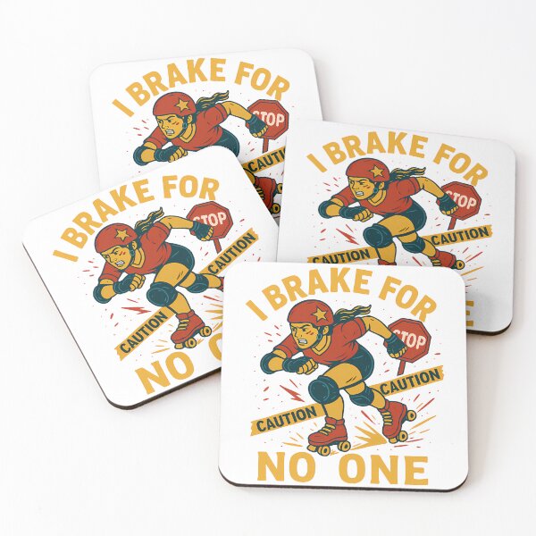 Item preview, I Brake For No One Roller Skating designed and sold by k3rstman1.