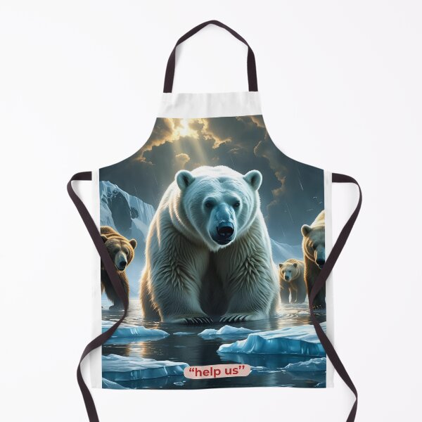 Item preview, Help Us – Polar Bears on Thin Ice designed and sold by sniffpad.