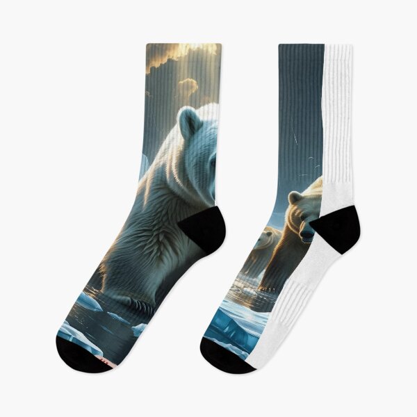 Item preview, Help Us – Polar Bears on Thin Ice designed and sold by sniffpad.
