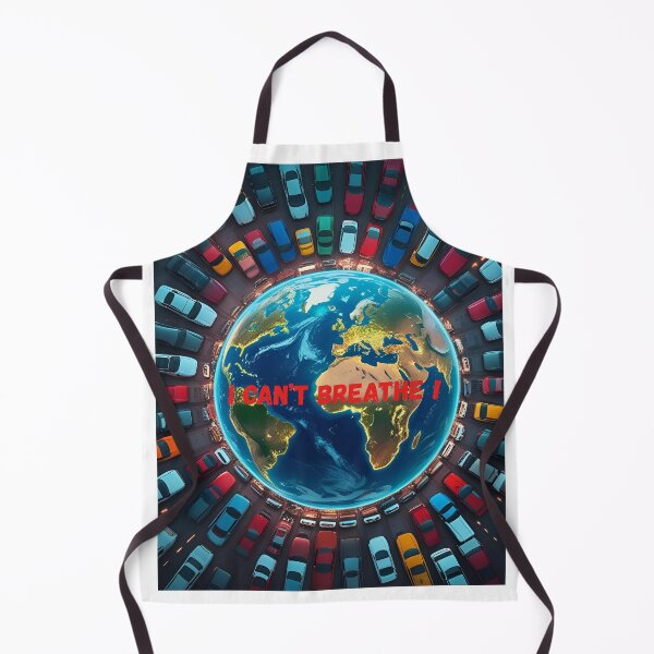 Item preview, I Can’t Breathe – Earth Surrounded by Cars designed and sold by sniffpad.