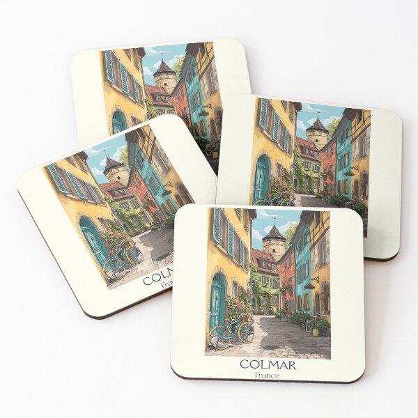 Item preview, Colmar France Poster – Vintage Travel Art of Fairytale Streets designed and sold by TuncGK.