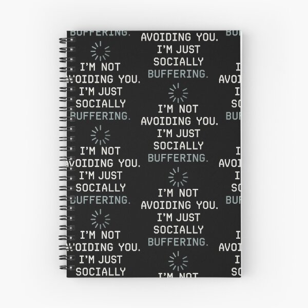 Item preview, Socially Buffering T-Shirt – Funny Introvert Tech Quote Design designed and sold by TeeTimeTreasure.
