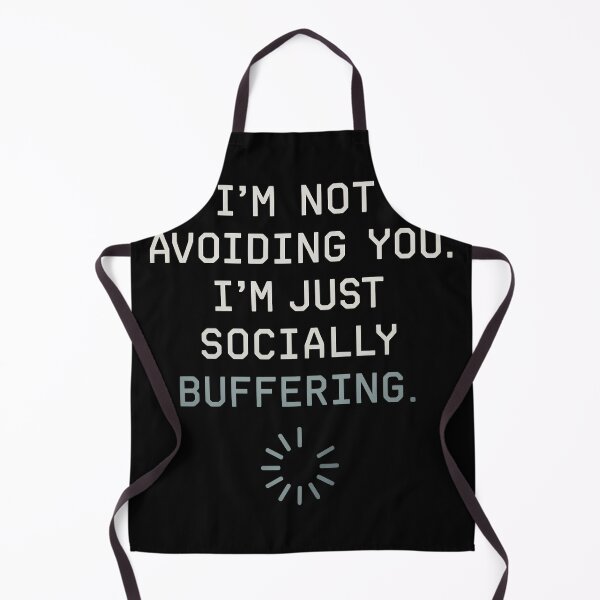 Item preview, Socially Buffering T-Shirt – Funny Introvert Tech Quote Design designed and sold by TeeTimeTreasure.