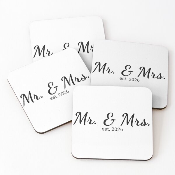 Item preview, Mr. & Mrs. Est 2026 designed and sold by JettieDesignCo.