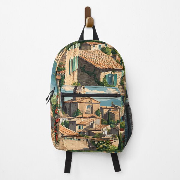 Item preview, Gordes France Poster – Vintage Hilltop Village Travel Print designed and sold by TuncGK.