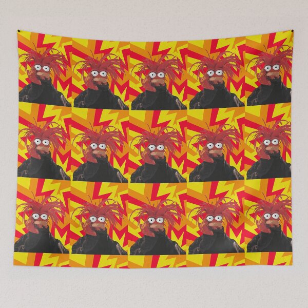 Item preview, Pepe the king prawn Muppet Portrait (version 2/3 - orange background) designed and sold by Jessiwins19.