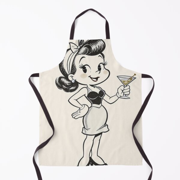 Item preview, Retro Woman With A Martini designed and sold by Promane.