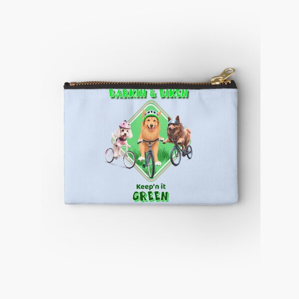 Item preview, Barkin and Bikin Keep’n It Green designed and sold by ArtRoyal13.