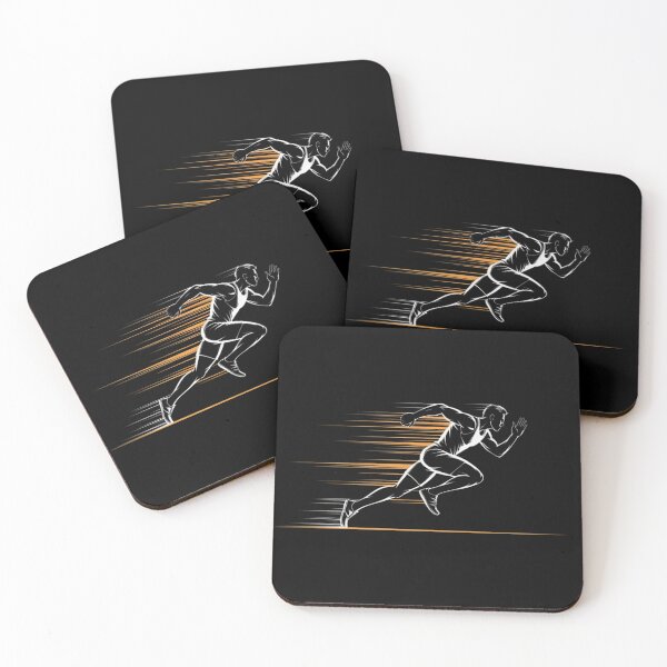 Item preview, Running Athlete Dynamic Sprint Art Print designed and sold by HustleBossLady247.