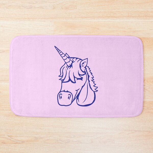 Item preview, Unicorn Long Hair Funny Cute Comic Happy Horn Horse designed and sold by shirt-o-mat.