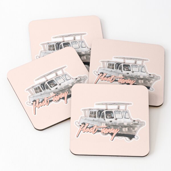 Item preview, Float Away – Minimalist boat design with calm aesthetics designed and sold by Vision Illustrated.