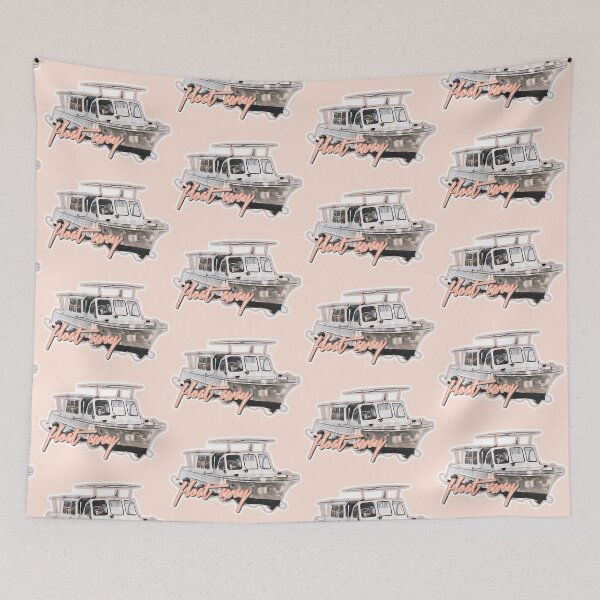 Item preview, Float Away – Minimalist boat design with calm aesthetics designed and sold by Vision Illustrated.