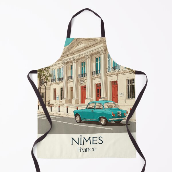 Item preview, Nîmes France Poster – Vintage Roman Heritage Travel Art designed and sold by TuncGK.