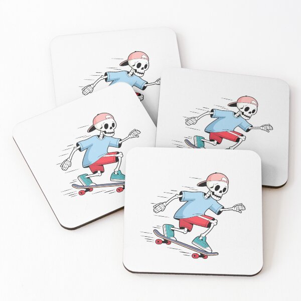 Item preview,  ModernTrendy funny Skeleton Skateboarder skate skateboard  designed and sold by SOUFIANE1991.