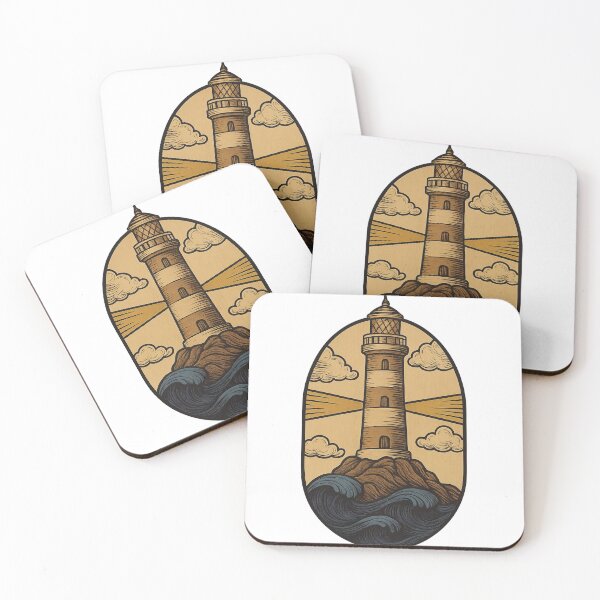 Item preview, The Lighthouse in the Storm designed and sold by NautilusPrint.