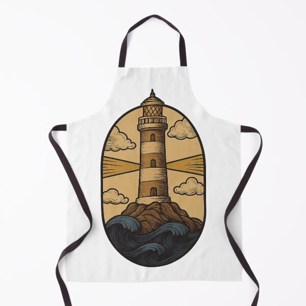 Item preview, The Lighthouse in the Storm designed and sold by NautilusPrint.