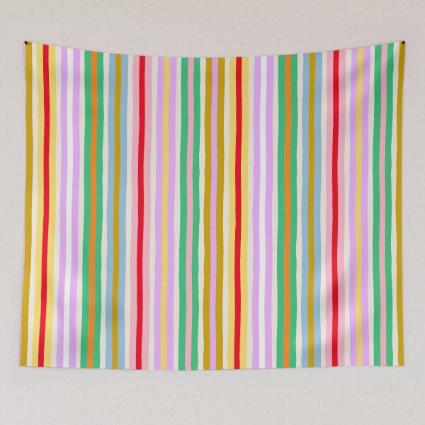 Item preview, Bug Parade Stripes – Light Colorway designed and sold by marialindemann.
