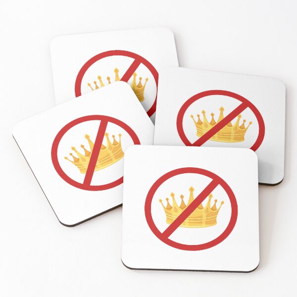 Item preview, No Kings Allowed Anti-Monarchy Sticker designed and sold by stylishsketcher.