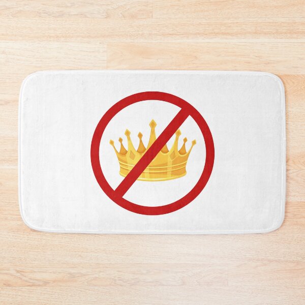 Item preview, No Kings Allowed Anti-Monarchy Sticker designed and sold by stylishsketcher.
