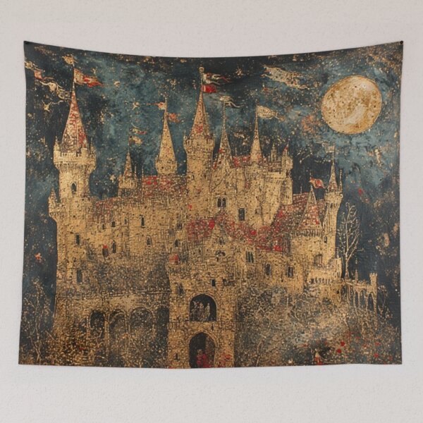 Item preview, Medieval Castle Art designed and sold by TheDarkWardrobe.