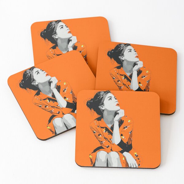 Item preview, Orange Gaze and Floral Silence designed and sold by daila70.