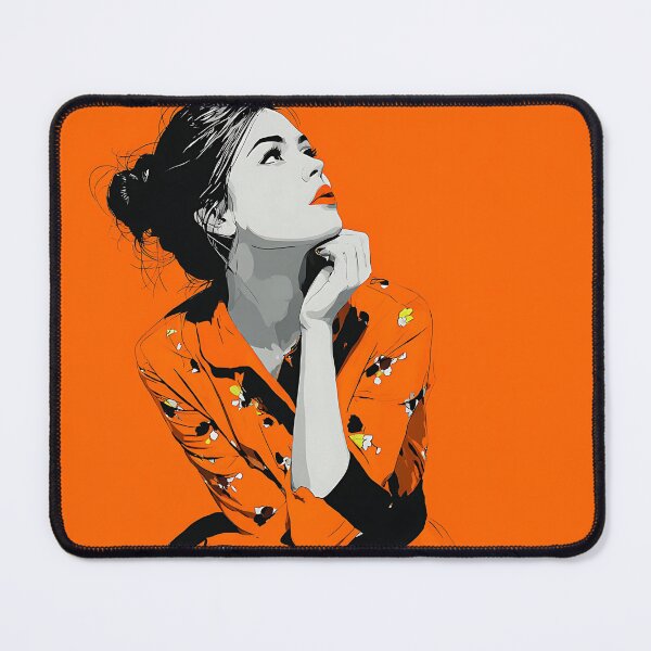 Item preview, Orange Gaze and Floral Silence designed and sold by daila70.