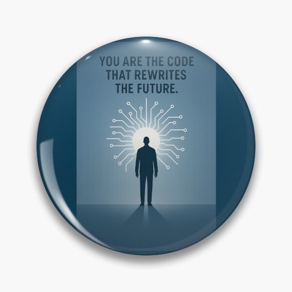 Item preview, You Are the Code – Minimalist Motivational AI Quote T-Shirt designed and sold by PresentPower.