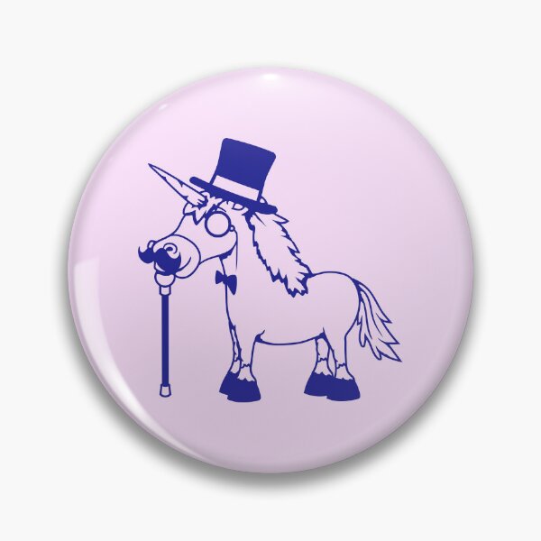 Item preview, Unicorn Sir Mr. Gentleman Top Hat Monocle Glasses rich designed and sold by shirt-o-mat.