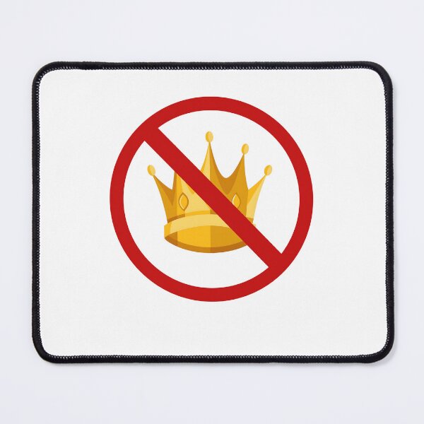 Item preview, No King Sticker designed and sold by stylishsketcher.