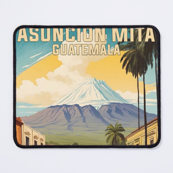 Item preview, Asuncion Mita Guatemala Vintage Poster Tourism  designed and sold by TravelersGems.