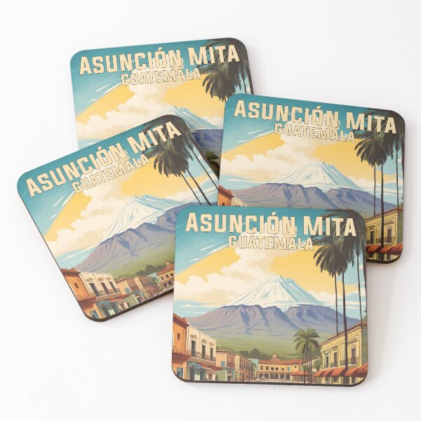 Item preview, Asuncion Mita Guatemala Vintage Poster Tourism  designed and sold by TravelersGems.