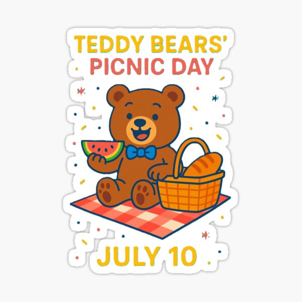 Item preview, Teddy Bears' Picnic Day July 10th designed and sold by JDAShirts.